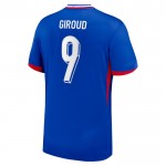Günstige Fußballtrikots Frankreich Giroud 9 Heimtrikot EURO 2024 Kurzarm